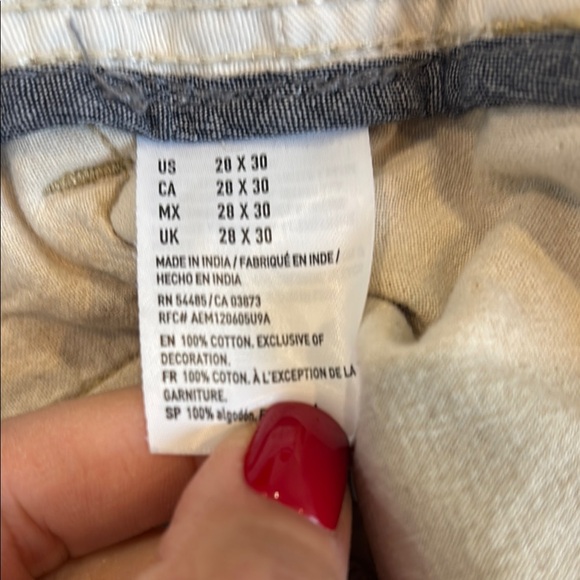 American Eagle Outfitters Men's Khaki Chinos - Picture 4 of 6